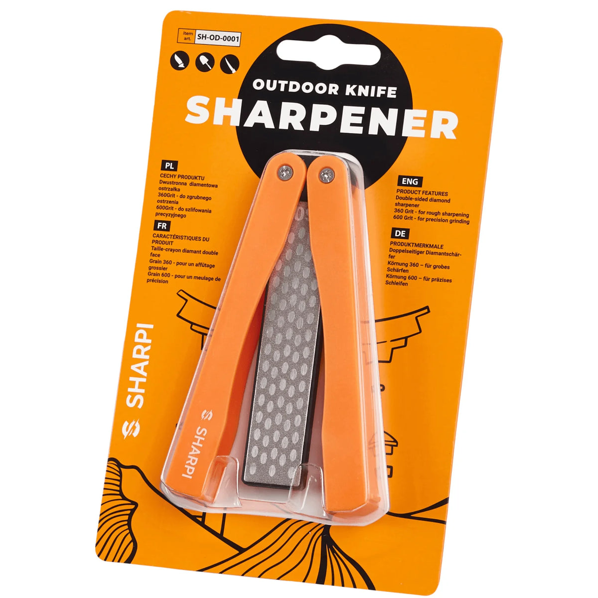 SHARPI 360/600 foldable butterfly diamond sharpener