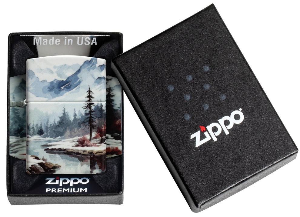 ZIPPO Frozen Valley Design