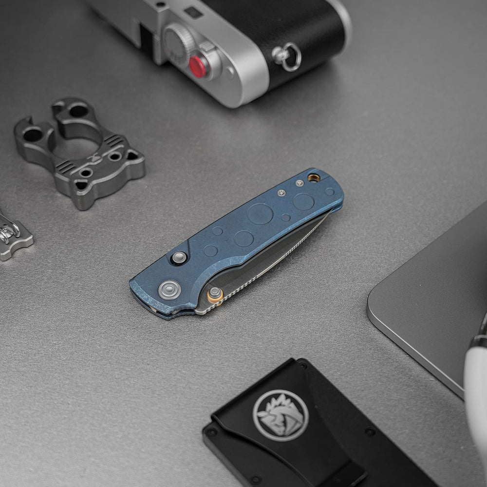 VOSTEED Porcupine TiSlim™ - Top Liner Lock (3.04" S90V Blade & Titanium Handle) - A4806