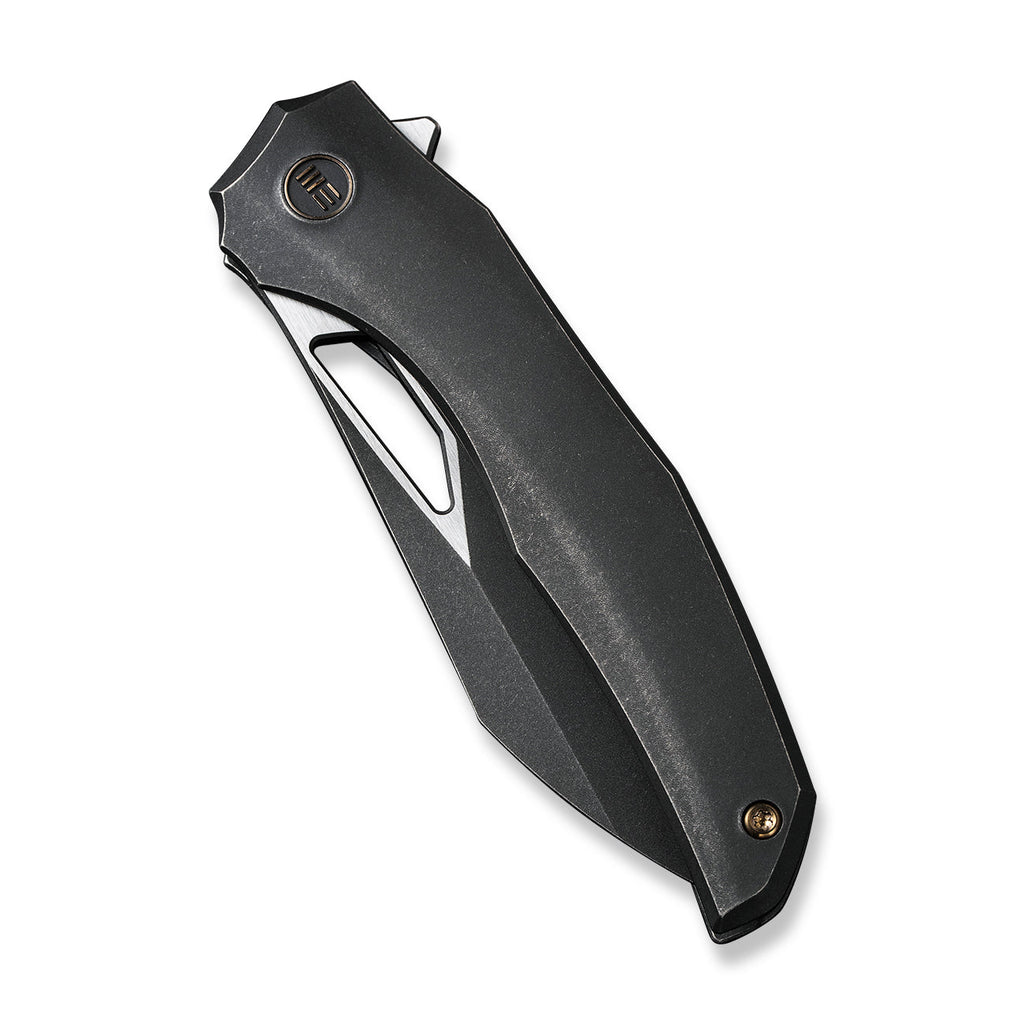 WEKNIFE Ignio Mystery Box Black Titanium Handle (3.3" Black Stonewashed CPM 20CV Blade, Satin Flat) WE22042B-1 MB, With One Free Mystery WE Or CIVIVI Model