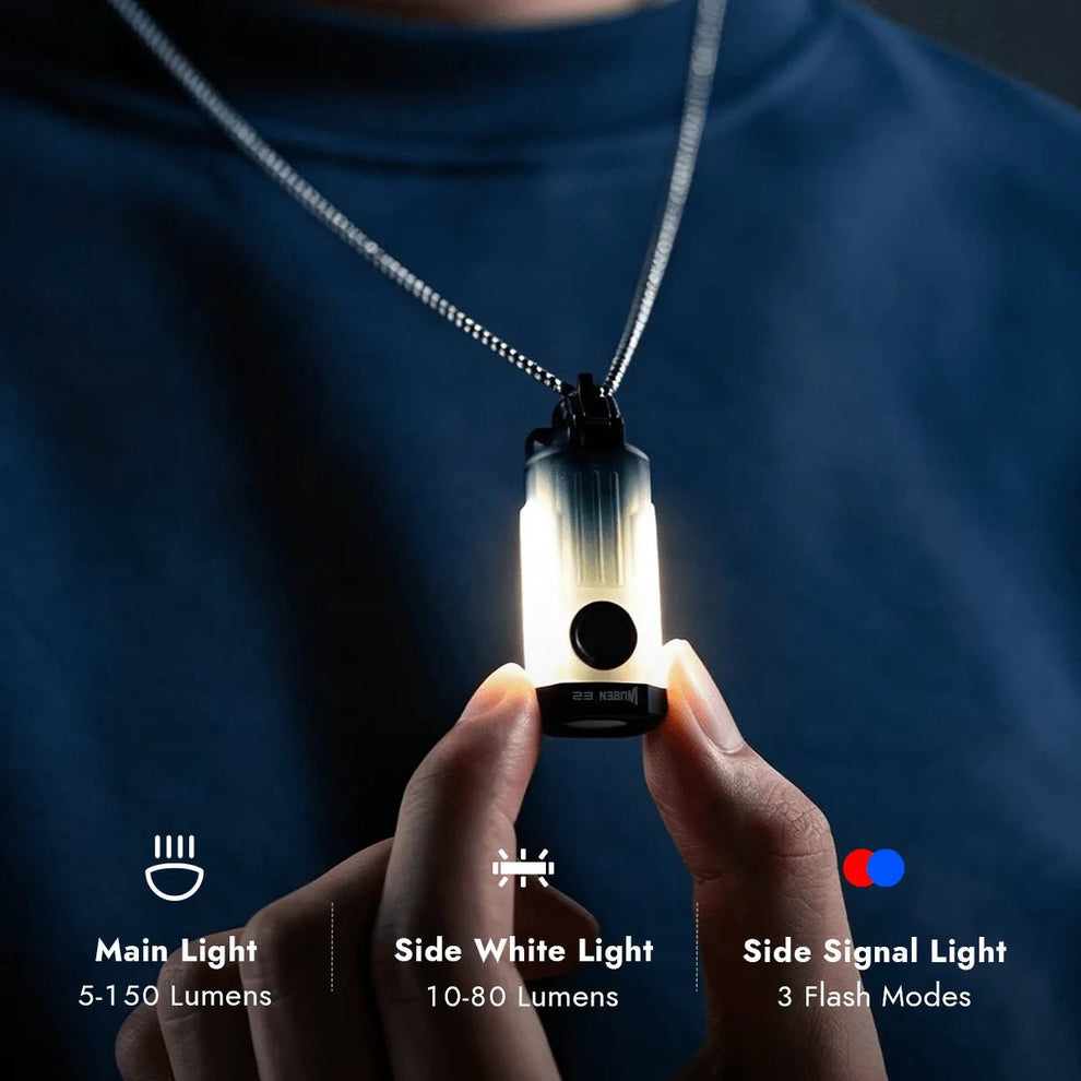 Wuben E2 PULSE 10.7g Compact Mini EDC Keychain Flashlight