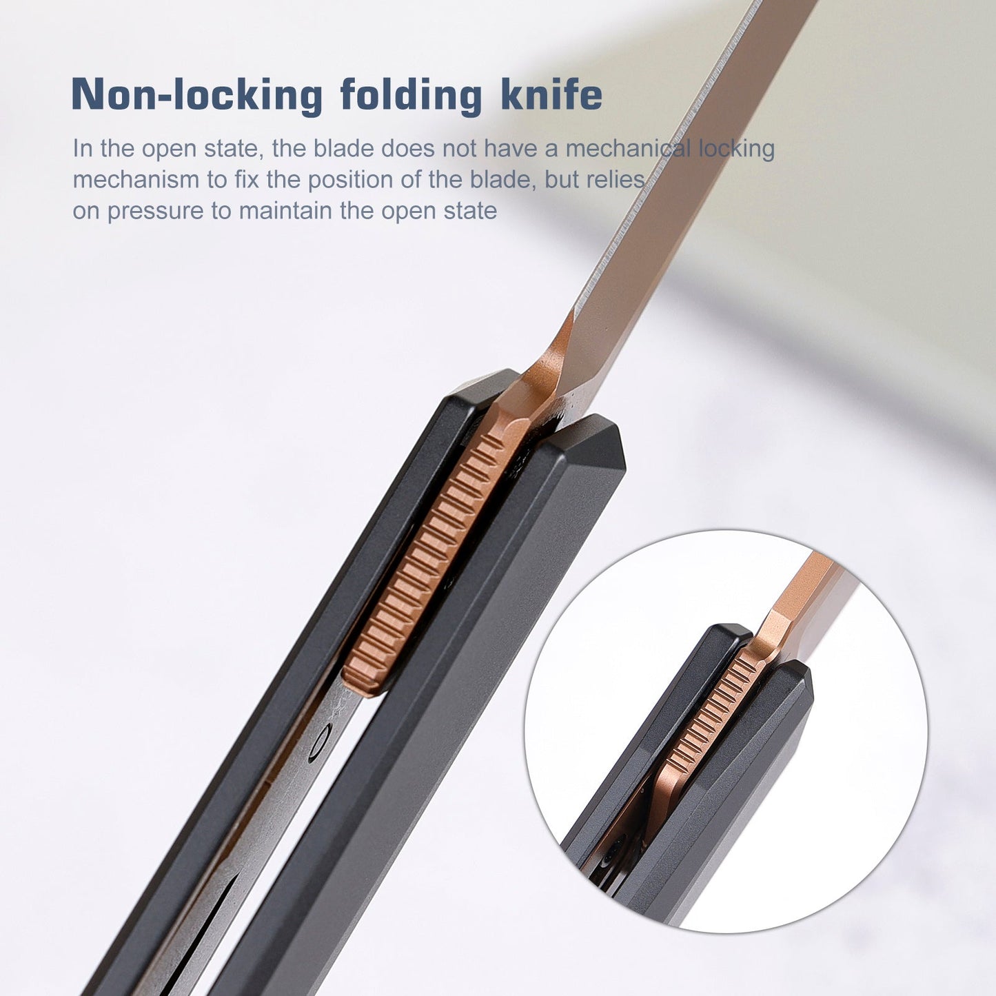 REMETTE RT-ELIGO Knife M390 Blade Titanium Handle Double Detent Lock Folding Pocket EDC Knife EGB2