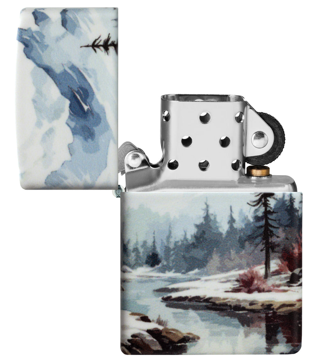ZIPPO Frozen Valley Design