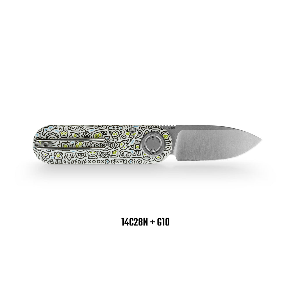 VOSTEED Corgi® V -Vanchor Lock® (2.36" 14C28N Blade & G10 Handle) - A3727