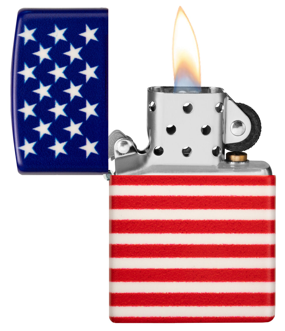 ZIPPO Stars and Stripes Flag Design