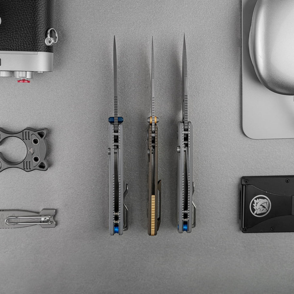 VOSTEED Porcupine TiSlim™ - Top Liner Lock (3.04" S90V Blade & Titanium Handle) - A4807