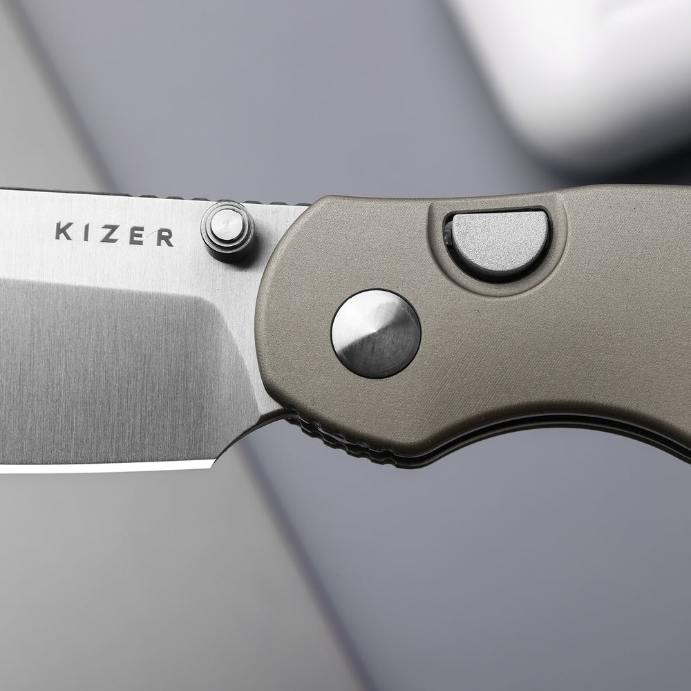 KIZER CUTLERY Phoca BD | 14C28N | Aluminum | Button Liner Lock