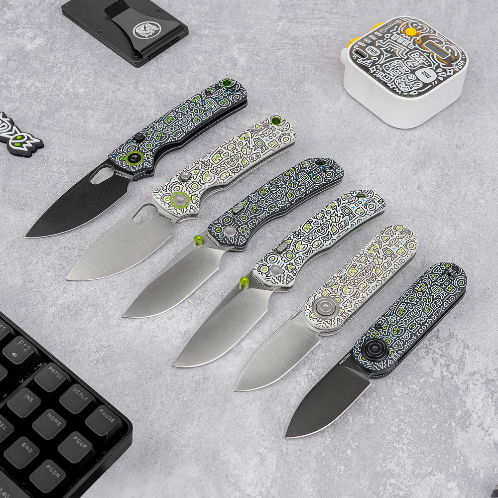 VOSTEED Corgi® V -Vanchor Lock® (2.36" 14C28N Blade & G10 Handle) - A3727