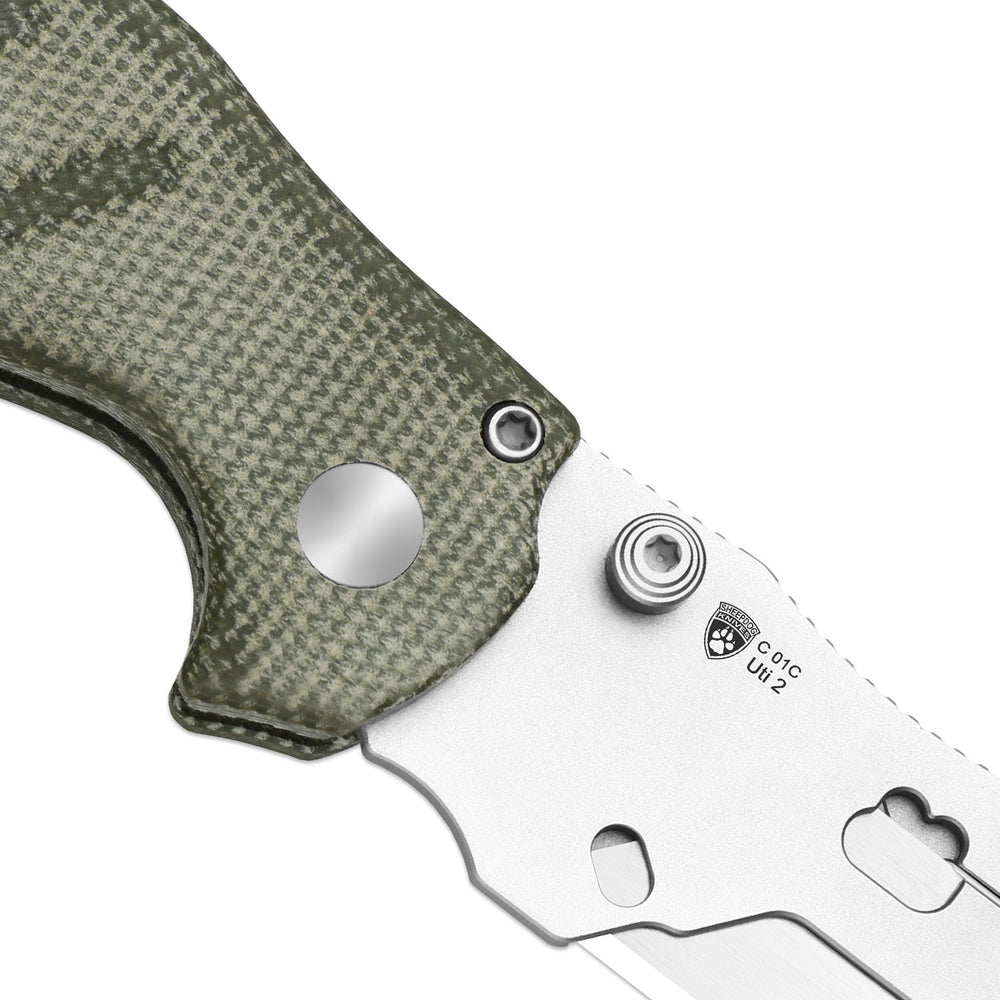 KIZER CUTLERY Sheepdog Utility Knives | C01C Uti 2 | 5Cr15MoV | Micarta | V3488.29JNA1