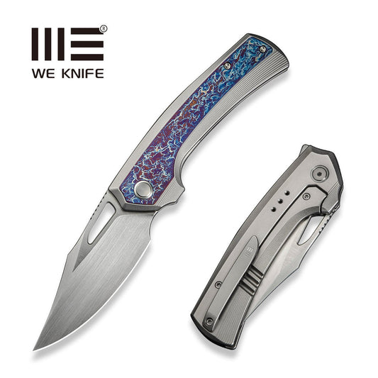 WE KNIFE CO LTD Nefaris Flipper & Thumb Hole Knife Titanium Handle (3.48" CPM 20CV Blade) WE22040FA-1