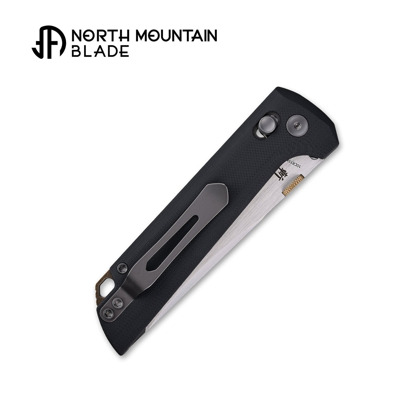 NORTH MOUNTAIN BLADE 2418-BK-5 Crossbar Lock 5-Layer Copper Steel 3.5" Blade Japanese-style tactical folding knife