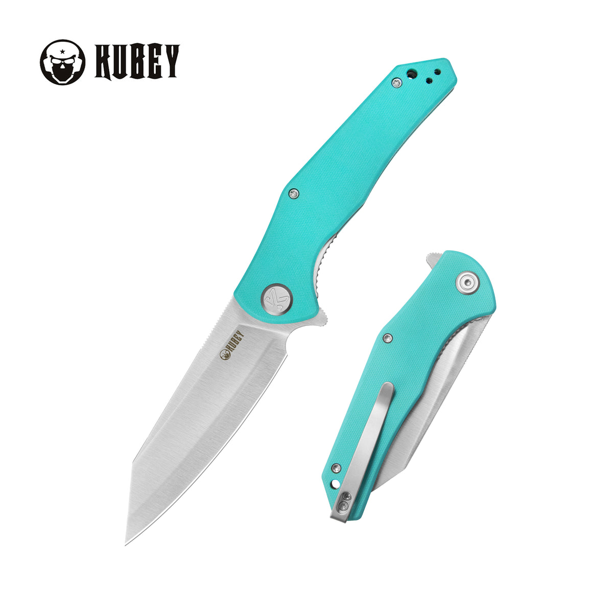 KUBEY Flash Linerlock Jade KU158M