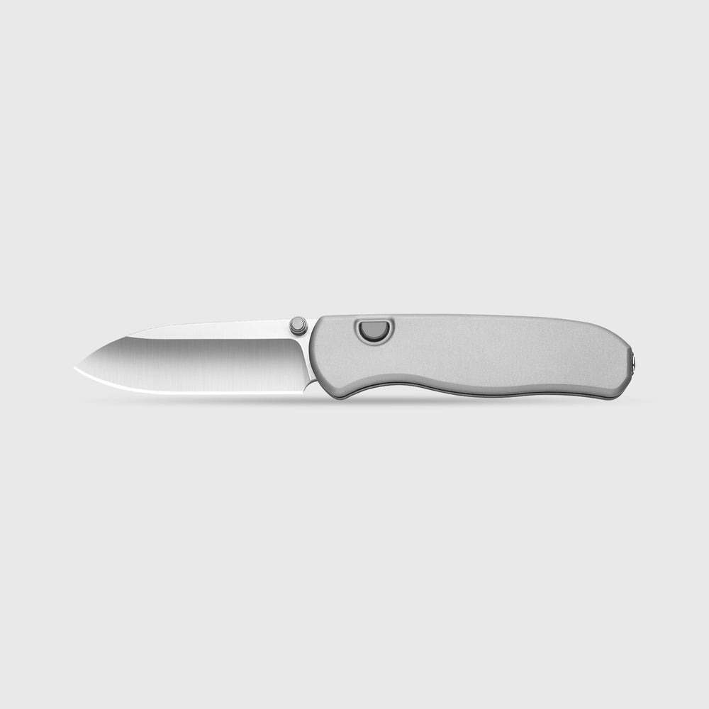 Drop Bear® Zero | Kizer Button Liner Lock™ | M390 + Satin + Hollow Grind | Alumium | KizerB™ 3619BDA4