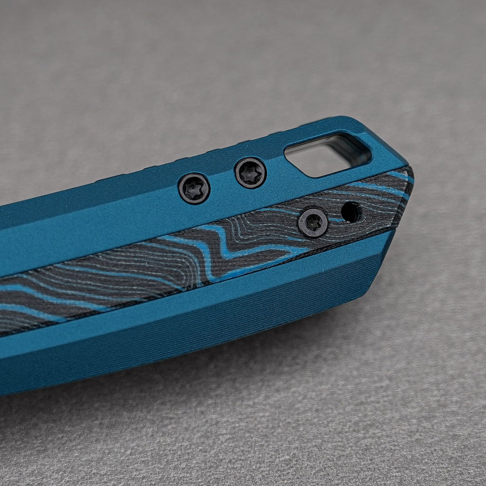 VOSTEED Kroc 329 -Top Liner Lock (3.29" S35VN Blade & Aluminum & Topo G10 Handle) - A1811