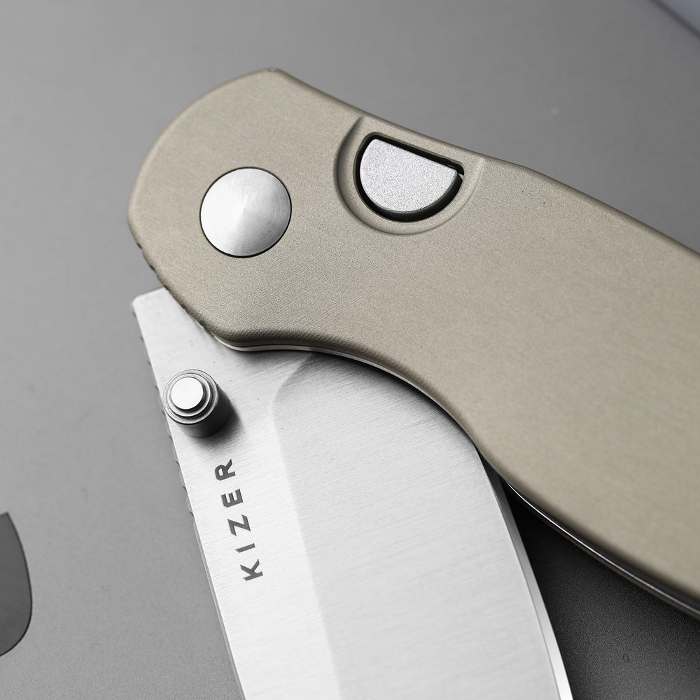 KIZER CUTLERY Phoca BD | 14C28N | Aluminum | Button Liner Lock