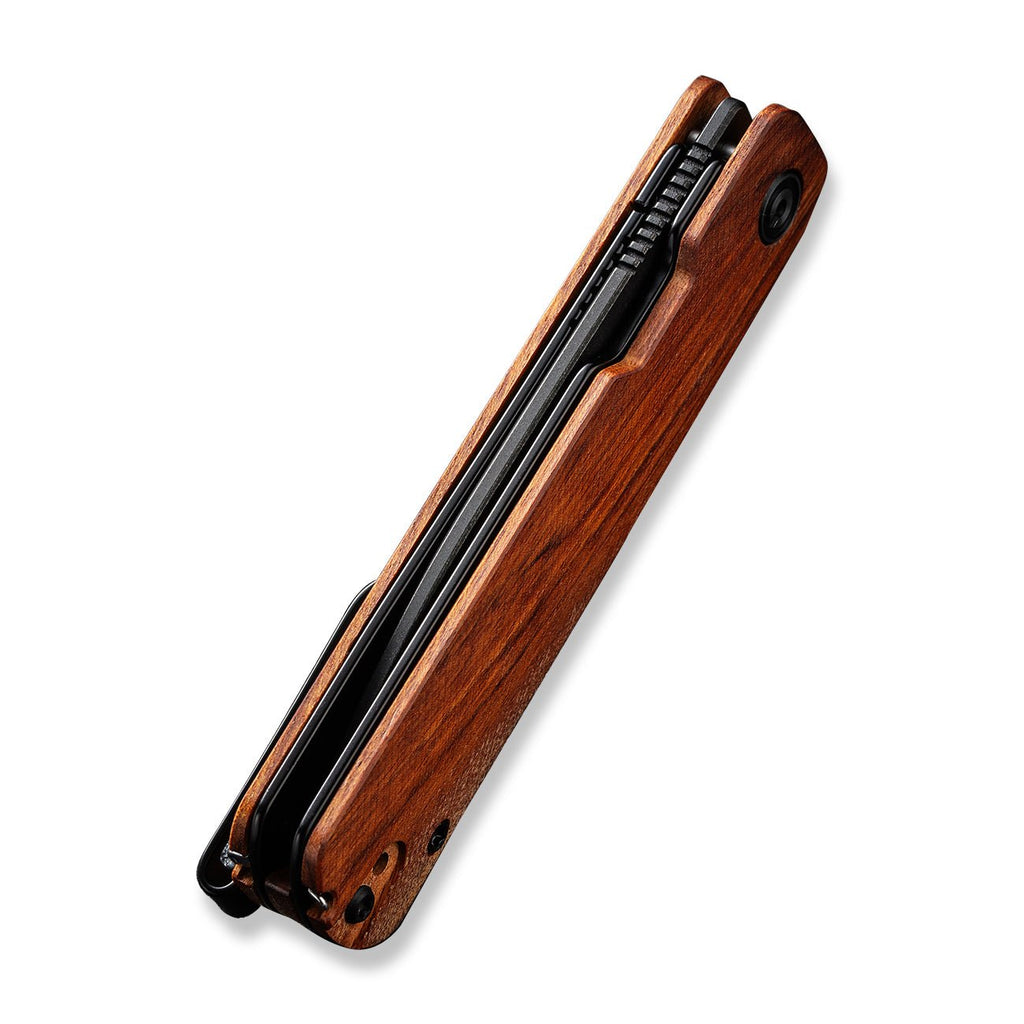 CIVIVI Sendy Flipper Knife Wood Handle (2.83" Nitro-V Blade) C21004A-2