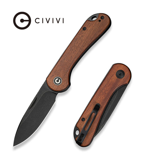 CIVIVI Elementum Slip Joint Knife Wood Handle (2.96" 14C28N Blade) C18062AJ-3