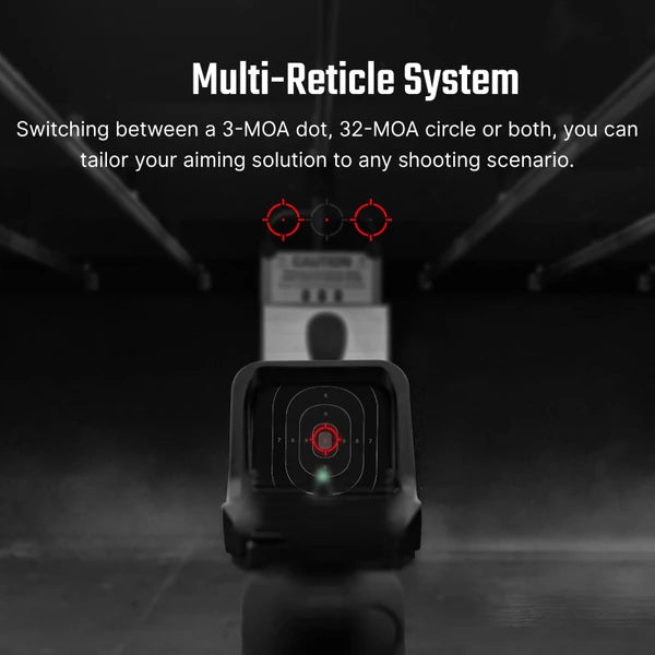 OLIGHT Osight C Open Reflex Optic with Replaceable Side-Loading Battery