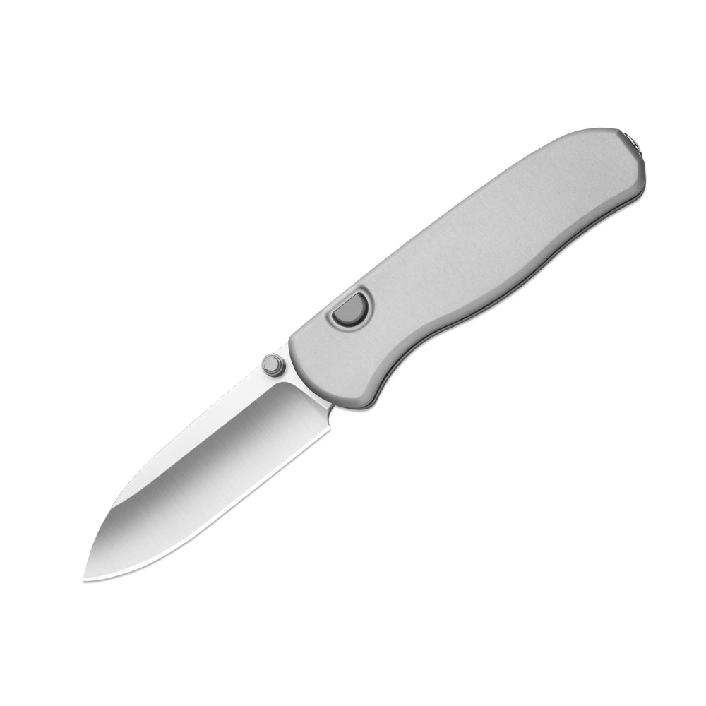 Drop Bear® Zero | Kizer Button Liner Lock™ | M390 + Satin + Hollow Grind | Alumium | KizerB™ 3619BDA4