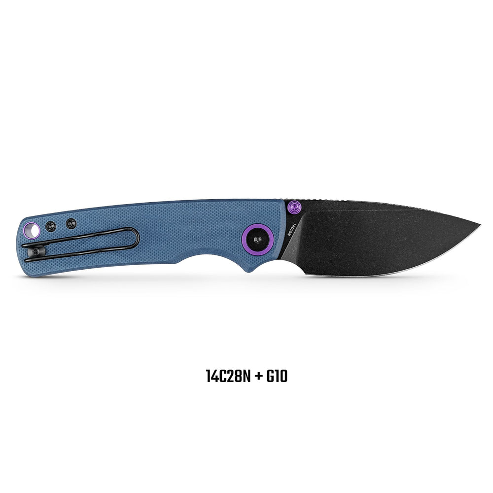VOSTEED Porcupine- Top Liner Lock (2.99" 14C28N Blade & G10 Handle) - A2627