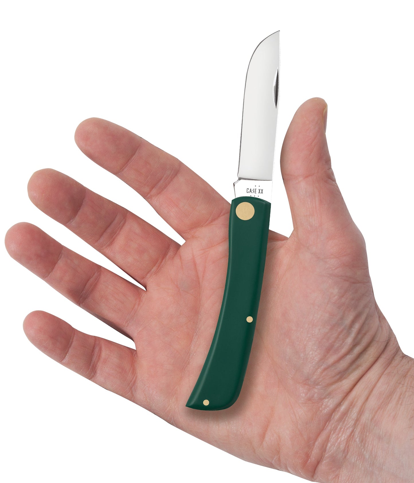CASE CUTLERY Smooth Spruce Green Synthetic Sod Buster® Jr