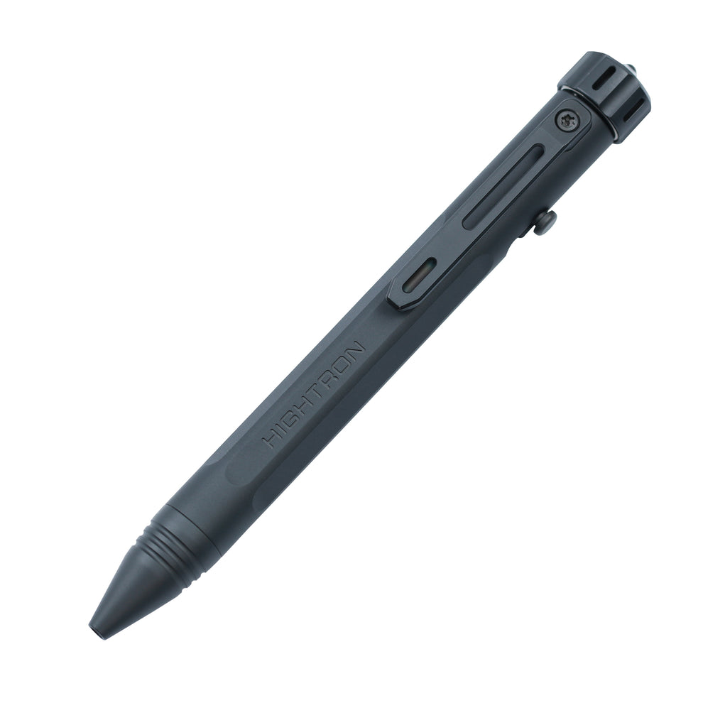 Hightron Vortron Titanium Pen, Black Coated Finish, Premium EDC Writing Tool