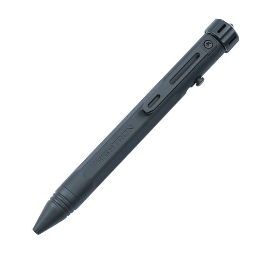 Hightron Vortron Titanium Pen, Black Coated Finish, Premium EDC Writing Tool