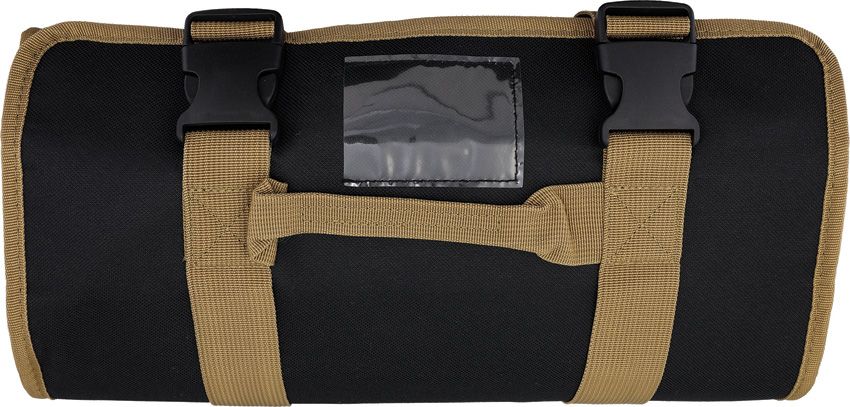 Knife Roll Black/Tan