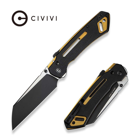 CIVIVI Buster FG Thumb Stud & Superlock Knife G10 Handle (4.2" Nitro-V Blade) C24052-1