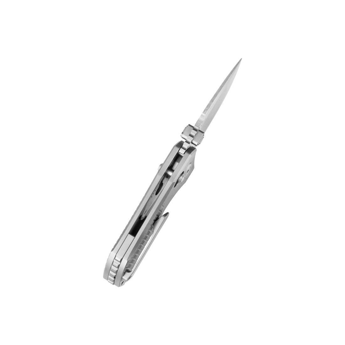 KB Jarpen Folding Knife Sandblast Titanium Handle 2.36'' Hand Rubbed Satin CPM S90V Blade KB415A