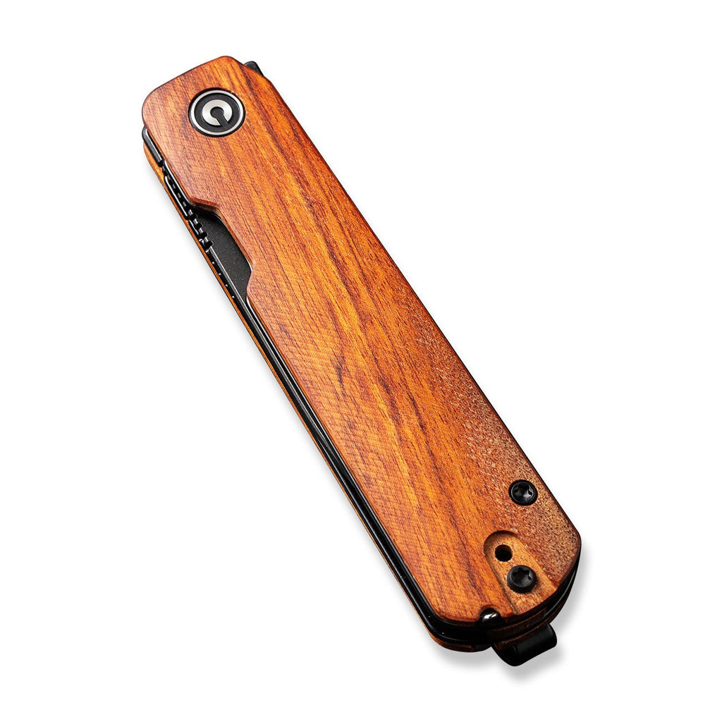 CIVIVI Sendy Flipper Knife Wood Handle (2.83" Nitro-V Blade) C21004A-2
