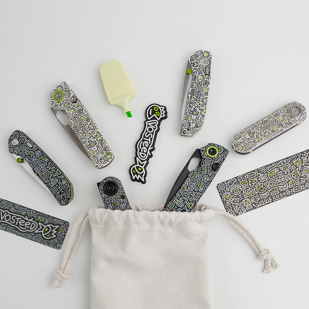 VOSTEED Corgi® V -Vanchor Lock® (2.36" 14C28N Blade & G10 Handle) - A3727