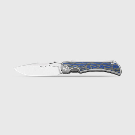 KIZER CUTLERY Allure | S45VN | Micarta With Vortex Pattern
