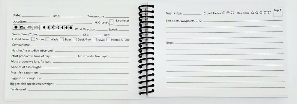 ProKnot Pro-log Fishing Records Log Book - Brook Trout Cover