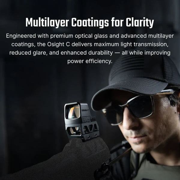 OLIGHT Osight C Open Reflex Optic with Replaceable Side-Loading Battery
