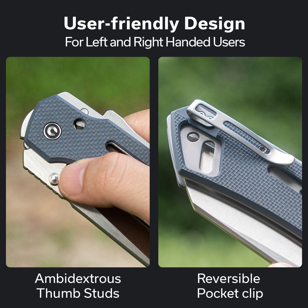 CIVIVI Buster FG Thumb Stud & Superlock Knife G10 Handle (4.2" Nitro-V Blade) C24052-2