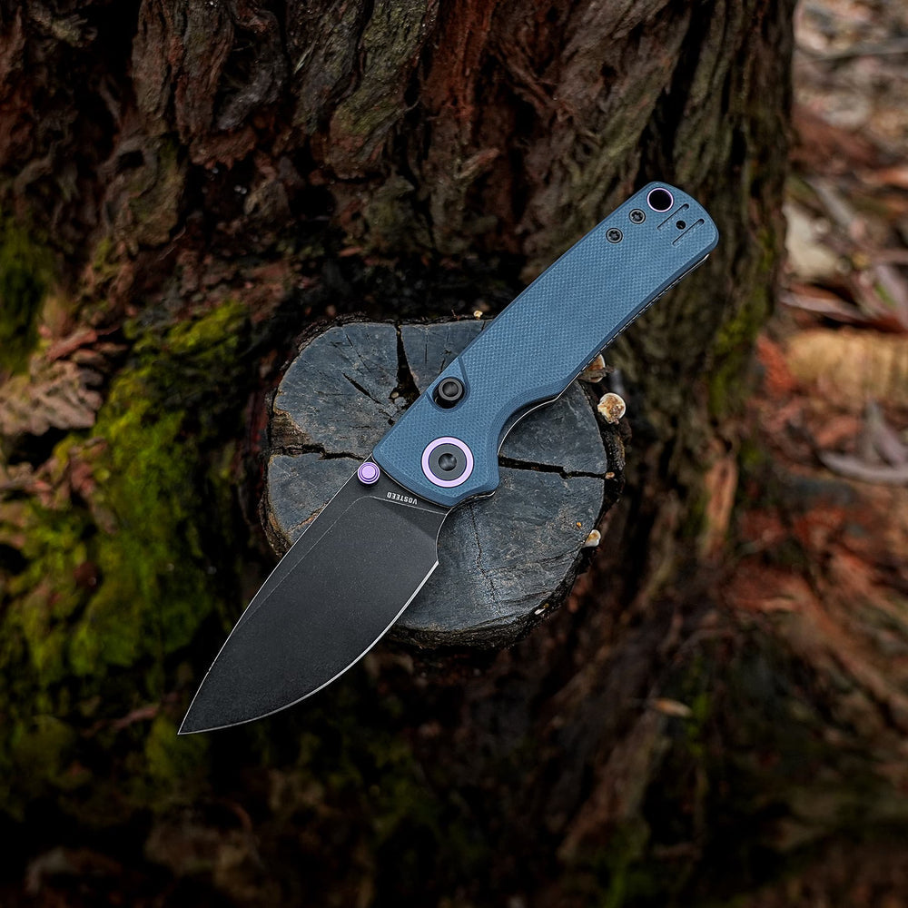 VOSTEED Porcupine- Top Liner Lock (2.99" 14C28N Blade & G10 Handle) - A2627