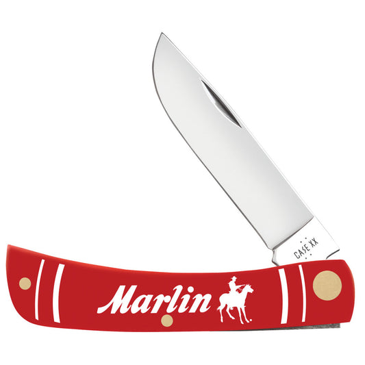CASE CUTLERY Marlin - Smooth Red Synthetic Sod Buster® Jr