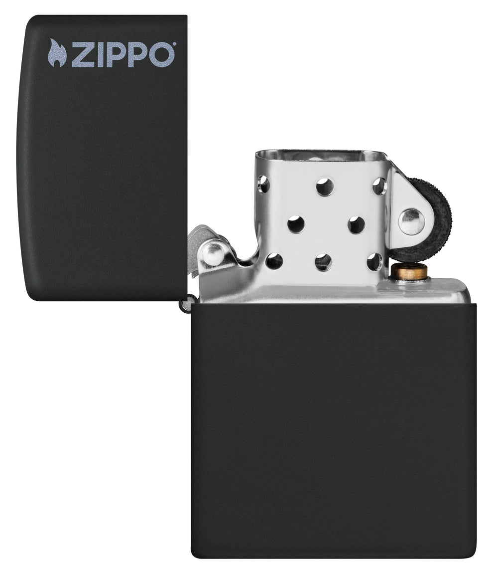 ZIPPO Classic Black Matte with Zippo Logo