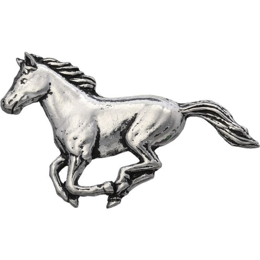 TS Brown Running Horse Pin