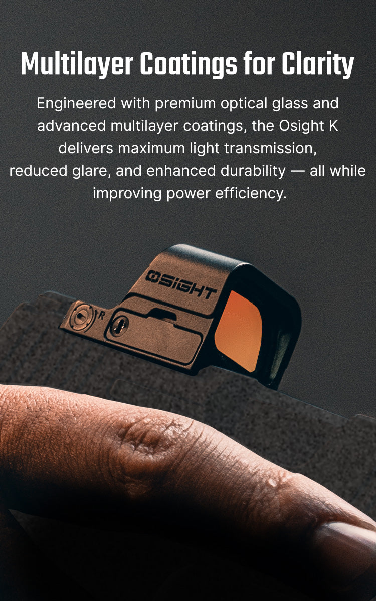 OLIGHT Osight K Open Reflex Optic with Replaceable Side-Loading Battery