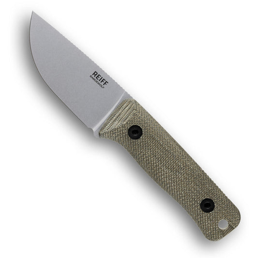 REIFF KNIVES RANGEWOLF™ (CPM MagnaCut, Stonewash, Green Canvas Micarta)