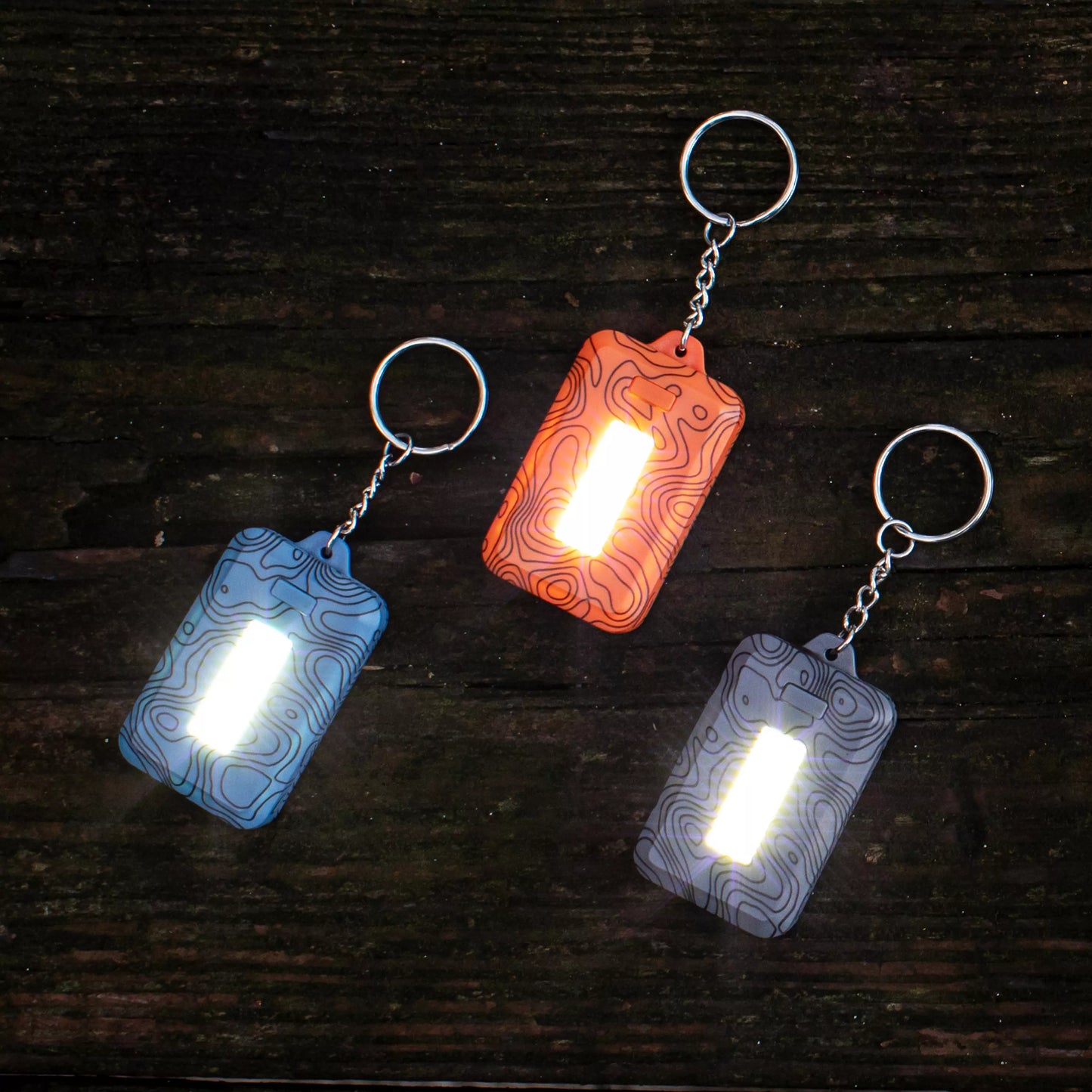 CARSON OPTICS LED Keychain Flashlight, 3 Light Settings with Emergency Strobe Light Mini Flashlight with Adjustable COB LEDs