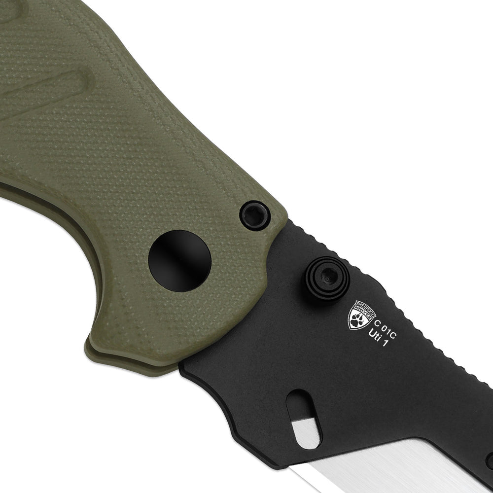 KIZER CUTLERY Sheepdog® Utility Knives | C01C Uti 1 | 5Cr15MoV | G10 | V3488.29JSA2