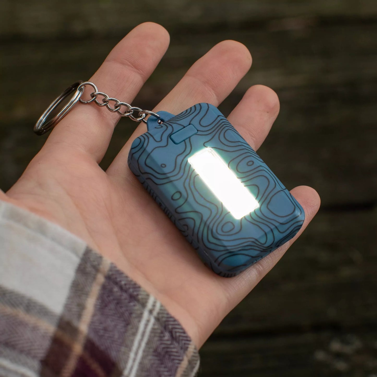 CARSON OPTICS LED Keychain Flashlight, 3 Light Settings with Emergency Strobe Light Mini Flashlight with Adjustable COB LEDs