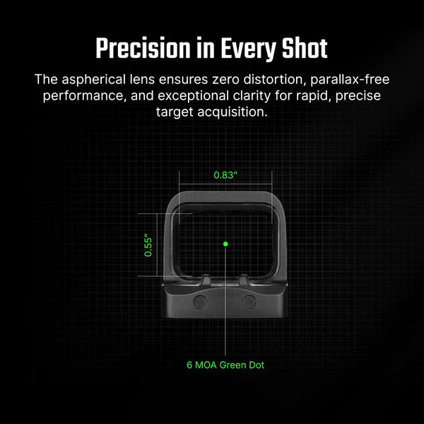 OLIGHT Osight SE Enclosed Optic with RMSc Footprint and Replaceable Battery