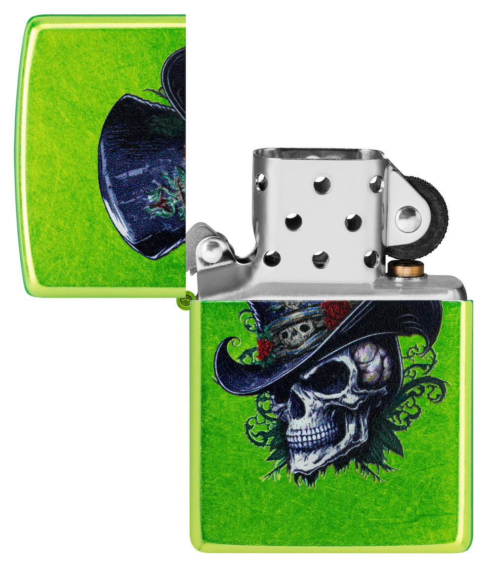 ZIPPO Steampunk Skeleton Design