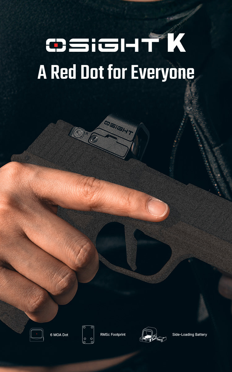 OLIGHT Osight K Open Reflex Optic with Replaceable Side-Loading Battery