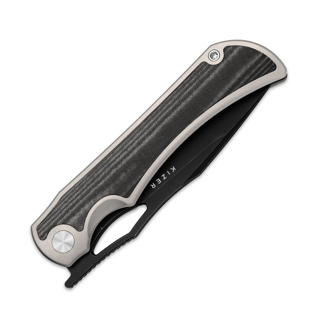 KIZER CUTLERY Allure | S45VN | Titanium & Norplex UltreX™ Micarta