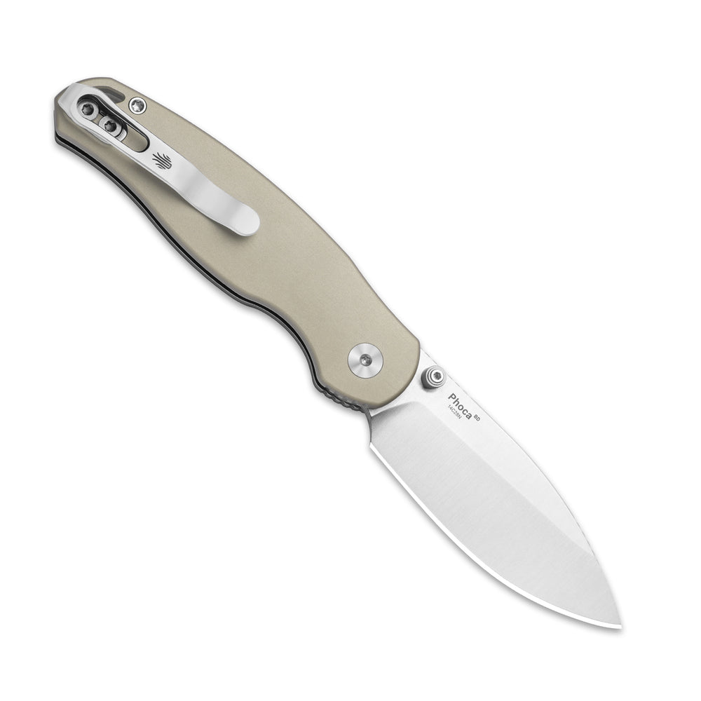 KIZER CUTLERY Phoca BD | 14C28N | Aluminum | Button Liner Lock